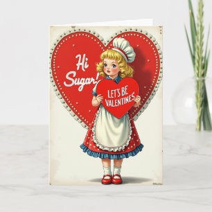 Sweet Valentine Hi Sugar Card