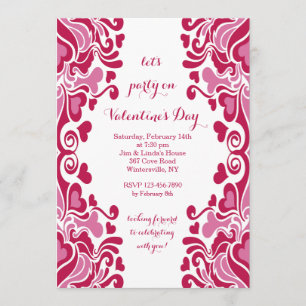 Sweet Valentine Party Invitation