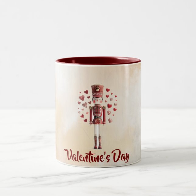 Sweet Valentine’s Day Nutcracker Love Coffee Mug (Center)