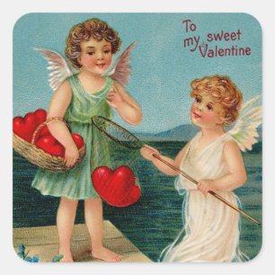 Sweet Valentine Square Sticker