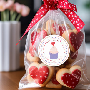 Sweet Valentine's Favour Classic Round Sticker
