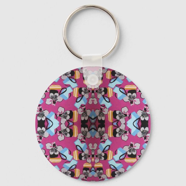 Sweet Violets And Furniture Key Ring (Front)