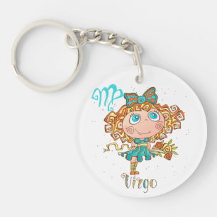 Sweet Virgo Child Key Ring