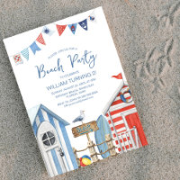 Sweet Watercolor Beach Party Birthday