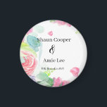Sweet Watercolor Boho Wedding        Magnet<br><div class="desc">Crafted with love and care,  these design feature delicate watercolour artwork that captures the beauty and essence of a bohemian wedding. The soft brushstrokes and pastel hues of the watercolour design create a romantic and enchanting atmosphere,  perfect for setting the tone for your special occasion.</div>