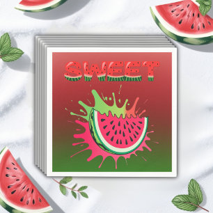 Sweet Watermelon Baby Shower Napkin