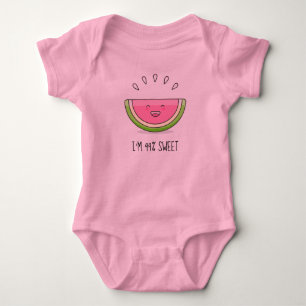 Sweet Watermelon Baby Sleeper Bodysuit