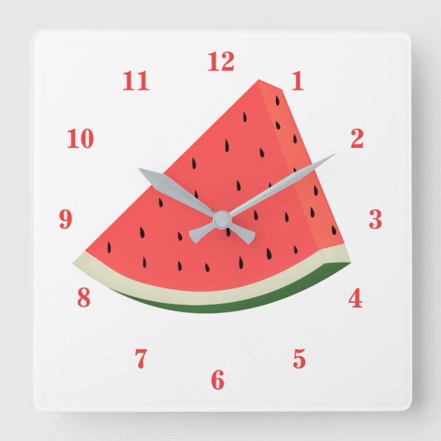 Sweet Watermelon Clock (Front)