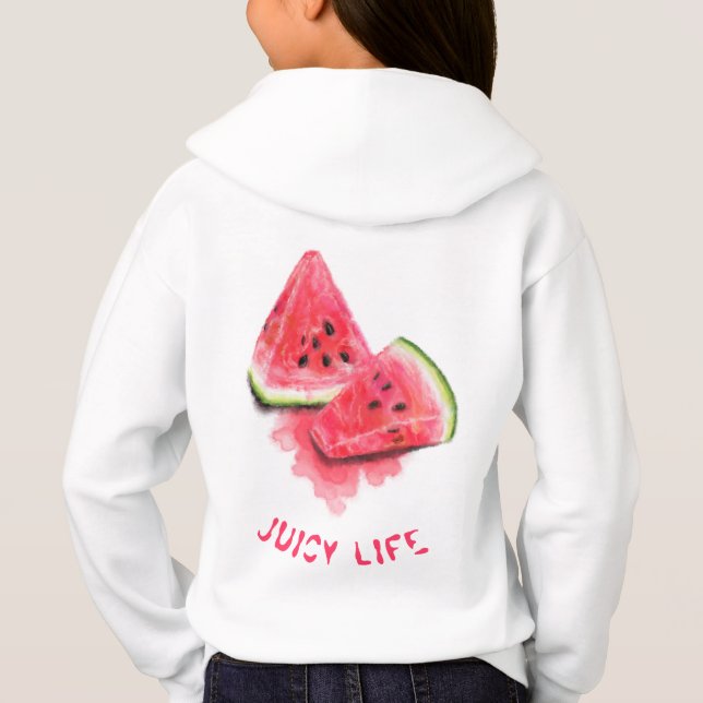 Sweet Watermelon Hoodie - Custom Text (Back)