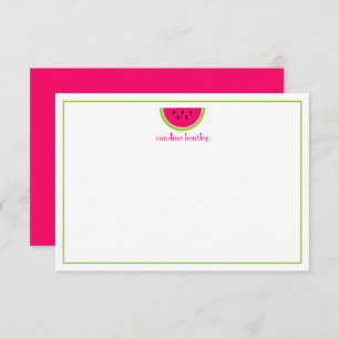 Sweet Watermelon Personalised Note Cards