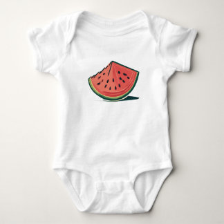 Sweet Watermelon Slice Baby Bodysuit