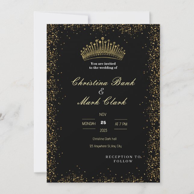 SWEET WEDDING INVITATION (Front)