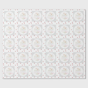 Sweet Welcome Baby Sticker / Label Wrapping Paper