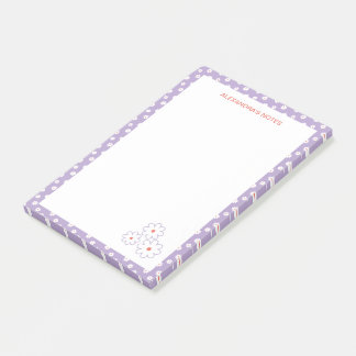 Sweet White Daisies Floral Pattern  Post-it Notes