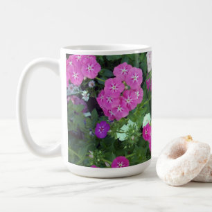 Sweet William’s Garden A Palette of Purple Pink Coffee Mug