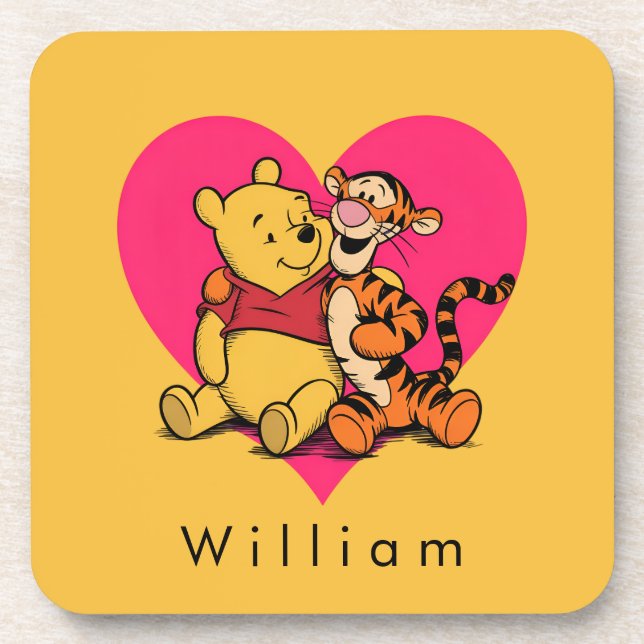 Sweet Winnie the Pooh & Tigger Coaster (Front)