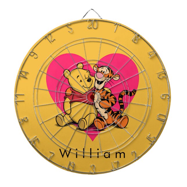 Sweet Winnie the Pooh & Tigger Dartboard (Front)