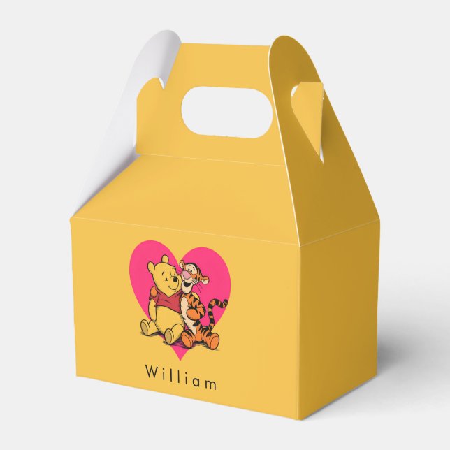 Sweet Winnie the Pooh & Tigger Favour Box (Front Side)