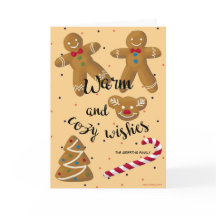 Sweet wishes for a warm Christmas customisable.