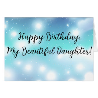 Sweet Wishes for My Daughter Birthday Greeting