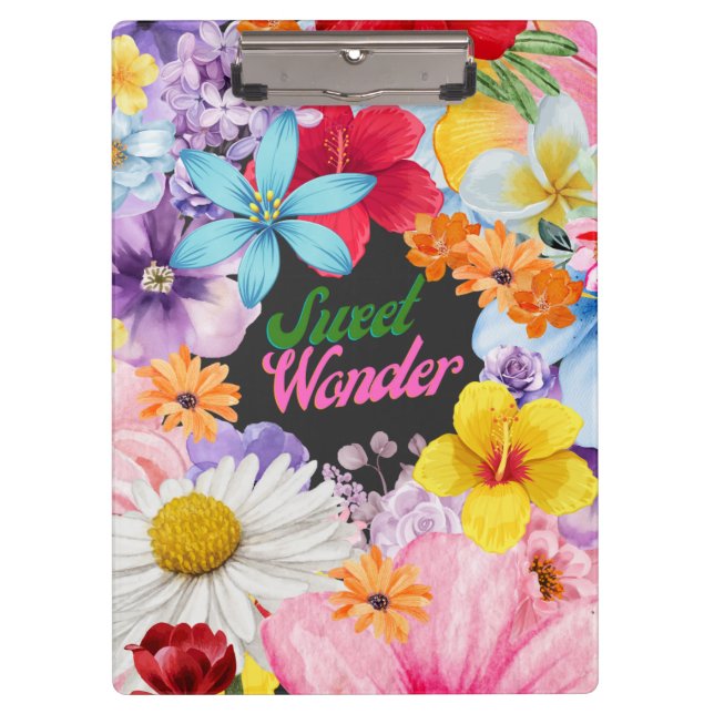 Sweet Wonder Clipboard (Front)