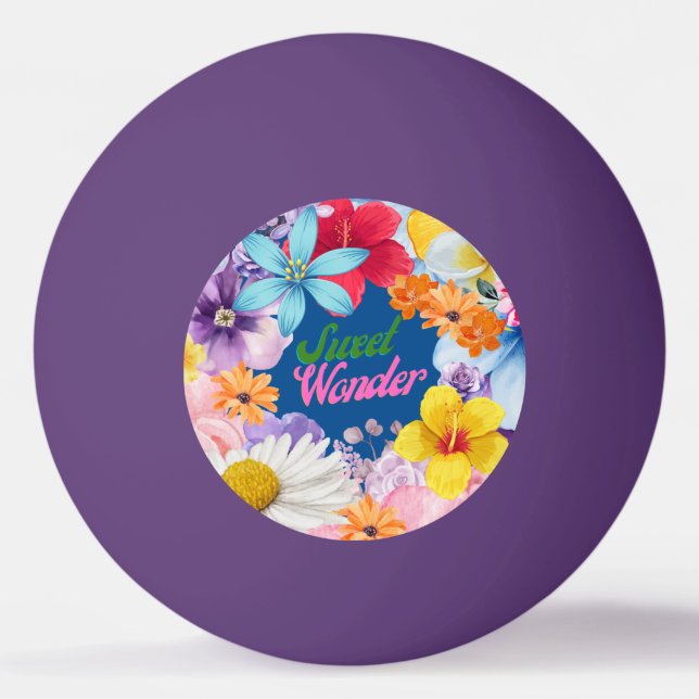 Sweet Wonder Ping Pong Ball (Front)