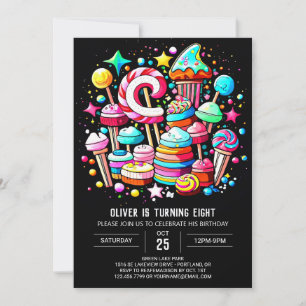Sweet Wonderland Gala Birthday Invitation