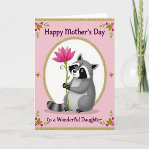 Sweet Woodland Daughter Card
