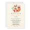 Sweet Woodland Fox Baby Shower Invitation