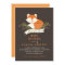 Sweet Woodland Fox Baby Shower Invitation