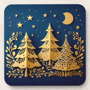 Sweet Woodland Scene – Blissful Stars Coaster