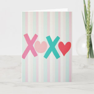 Sweet Xoxo Hearts Card