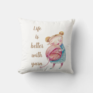 Sweet Yarn Love Cushion