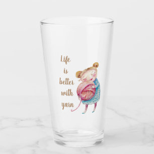 Sweet Yarn Lover Ale Glass