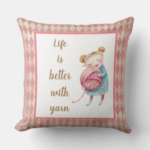 Sweet Yarn Lover   Cushion