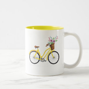 Sweet Yellow Bike Mug