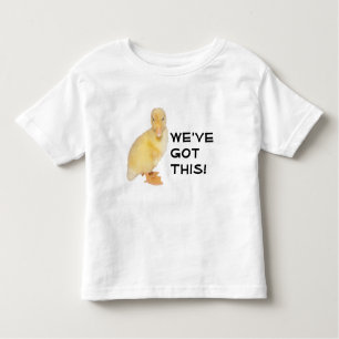 Sweet Yellow Duckling Profile Photograph Toddler T-Shirt