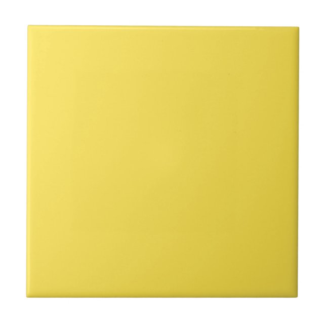 Sweet Yellow Solid Color Tile (Front)