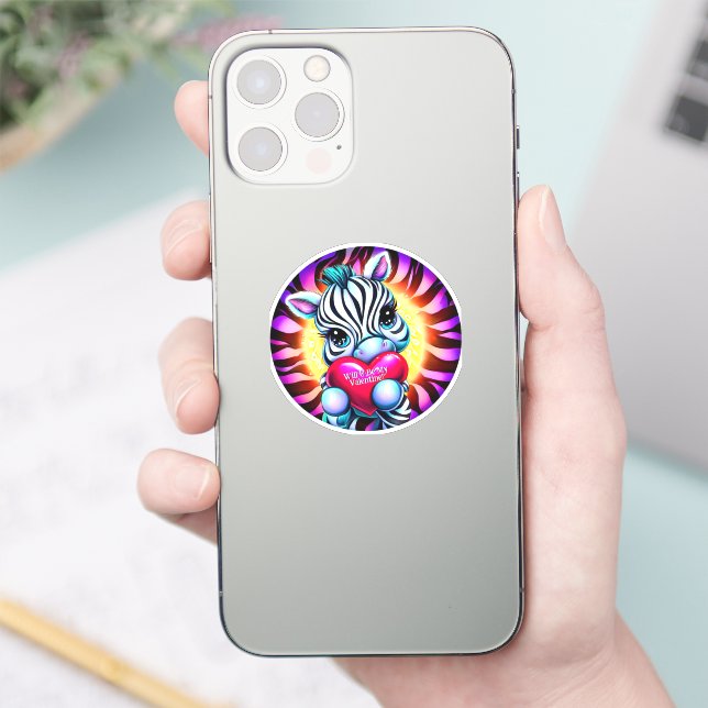  Sweet Zebra Valentine (Phone)