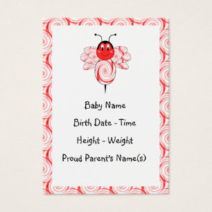 SweetBee Bumble Bee Birth Announcement