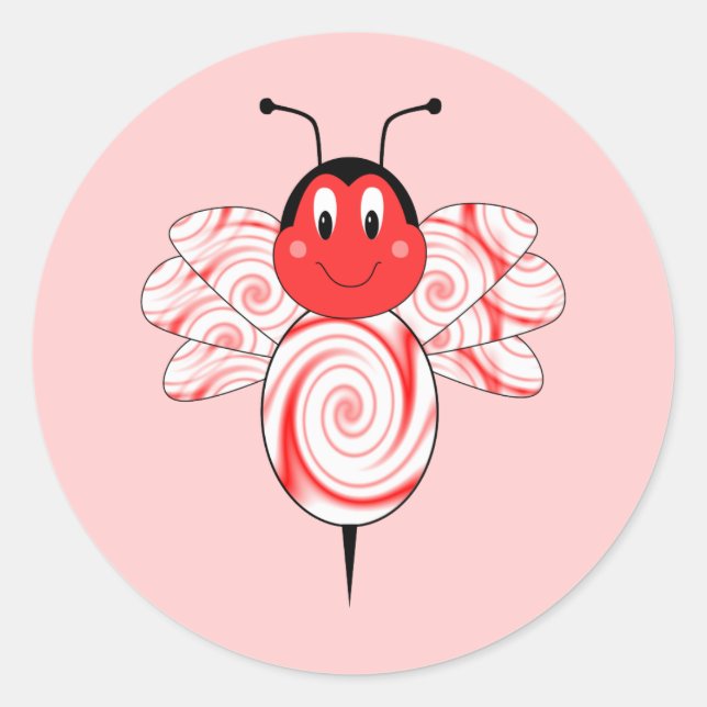 SweetBee Bumble Bee Sticker (Front)