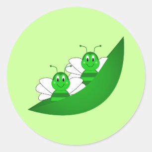 SweetBee Twin Bumble Bees Sticker