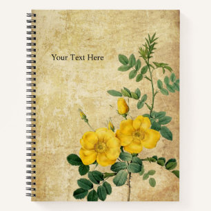 Sweetbriar Rose Spiral Notebook