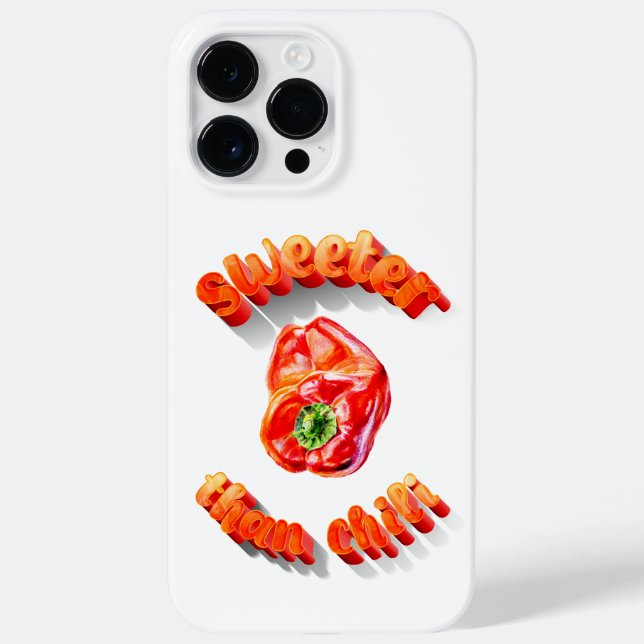 Sweeter than chilli red bell pepper Case-Mate iPhone case (Back)