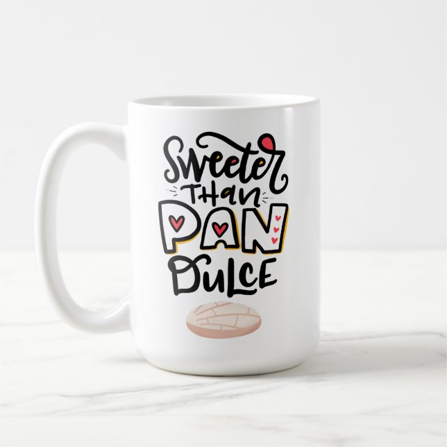 Sweeter than Pan Dulce, Concha Coffee Mug (Left)