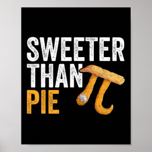 Sweeter Than Pie Math Geek Teacher 3.14 Pi Day Poster