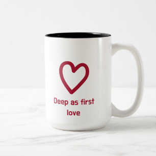Sweetest coffee cup 'Love at first sight'