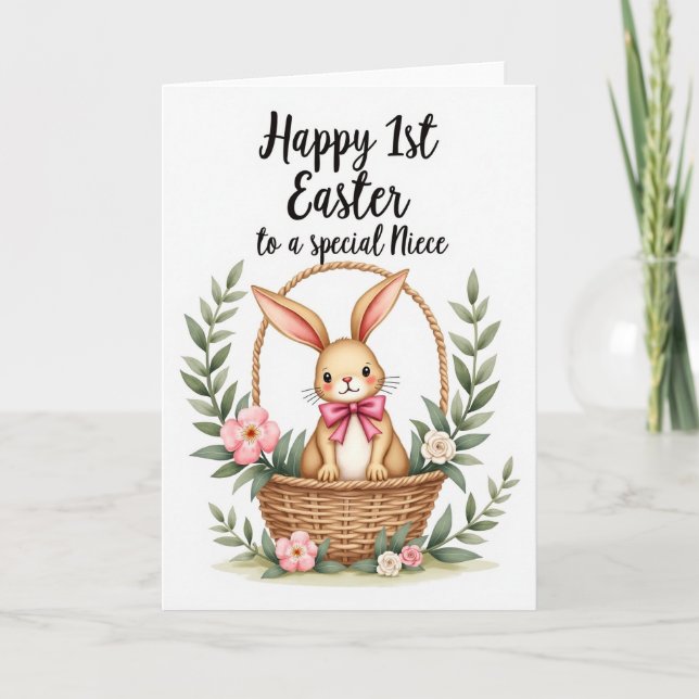 Sweetest Congrats Bunny Card (Front)