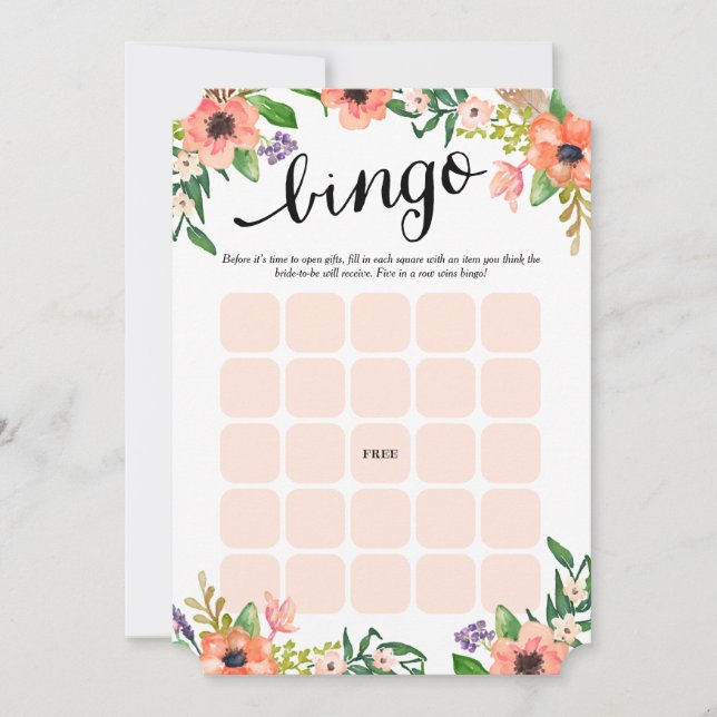 Sweetest Day | Bridal Bingo Cards (Front)