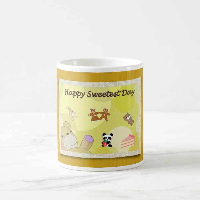 Sweetest Day Teddy Bears Coffee Mug (Center)